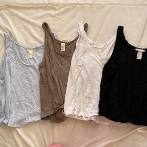 Bundle of H&M basic tanks